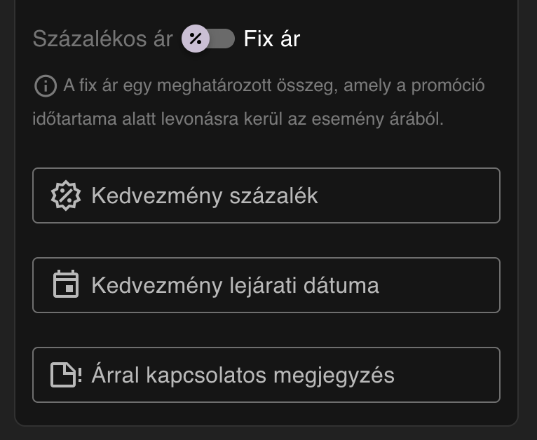 Kedvezmények